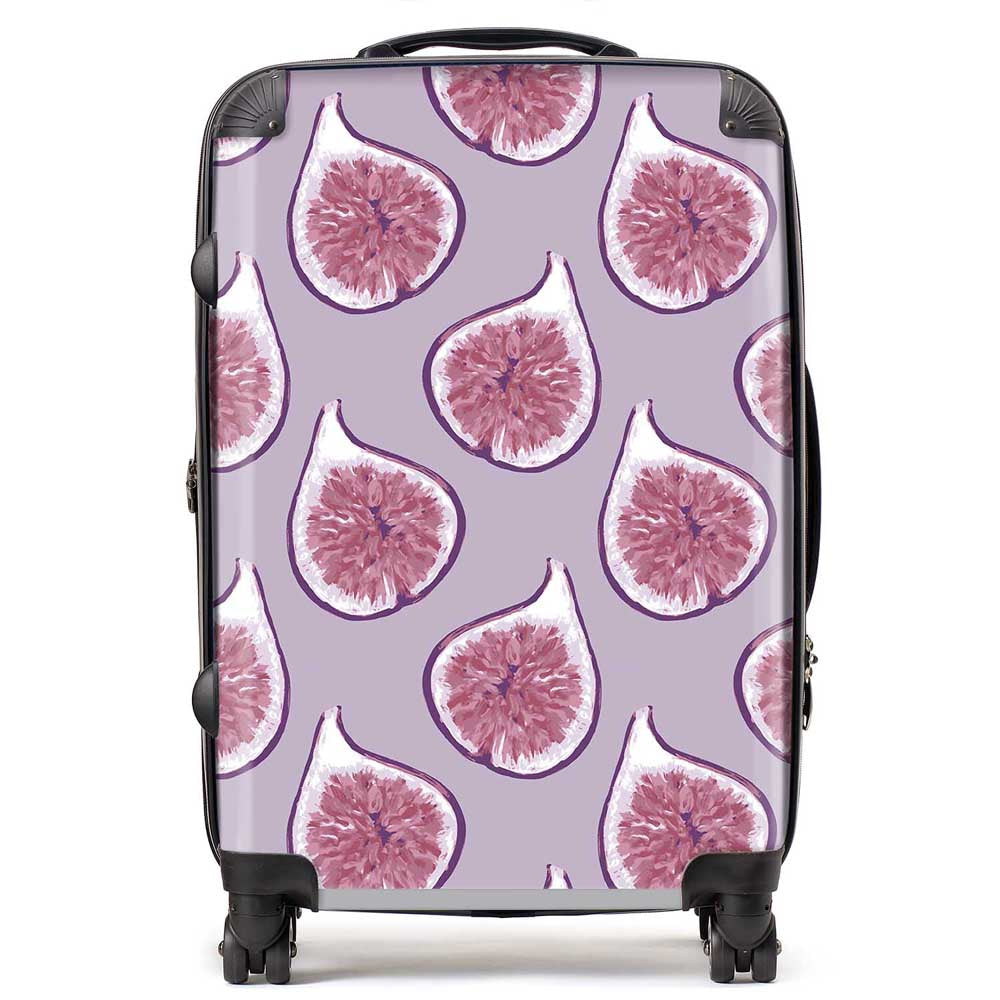 Modern Fig Pattern Suitcase