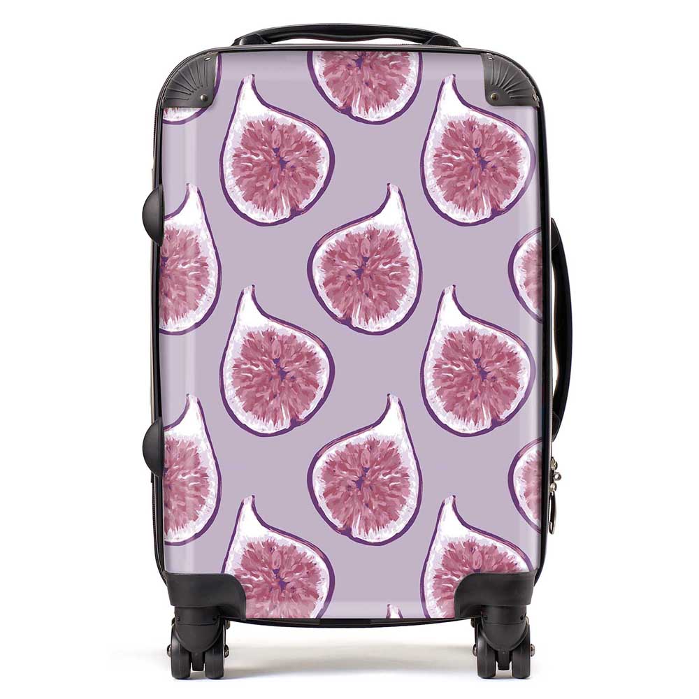 Modern Fig Pattern Suitcase