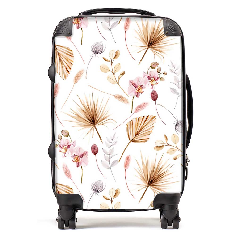 Watercolour Orchids Suitcase