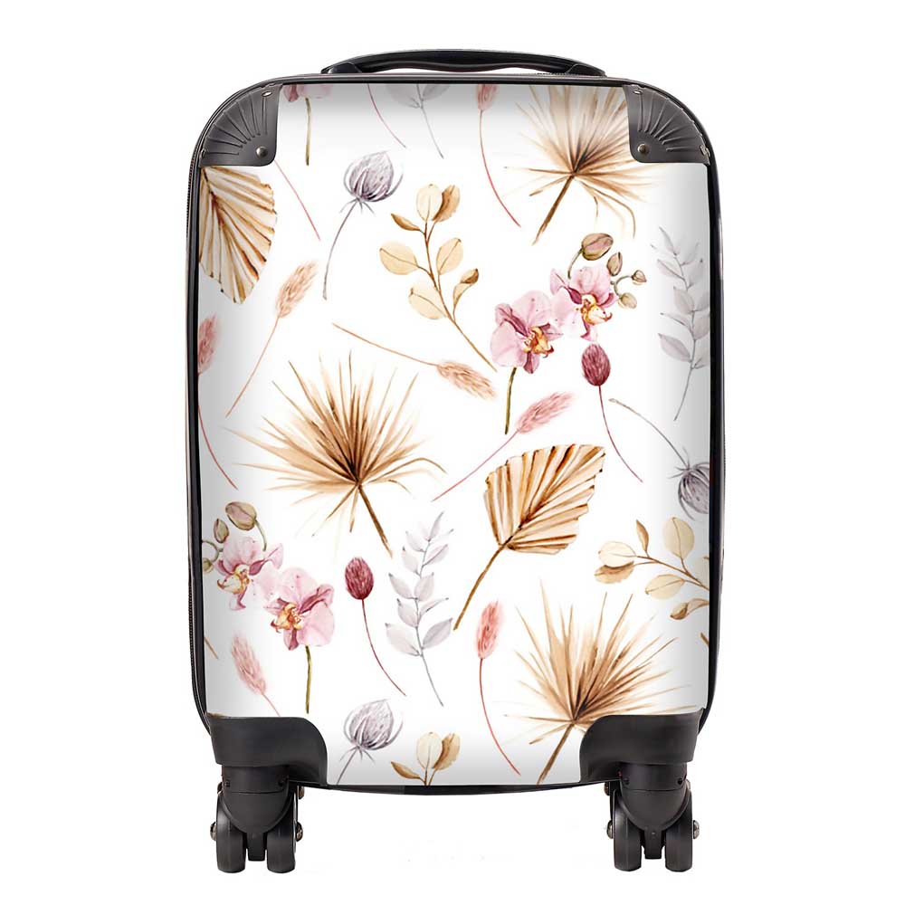 Watercolour Orchids Suitcase