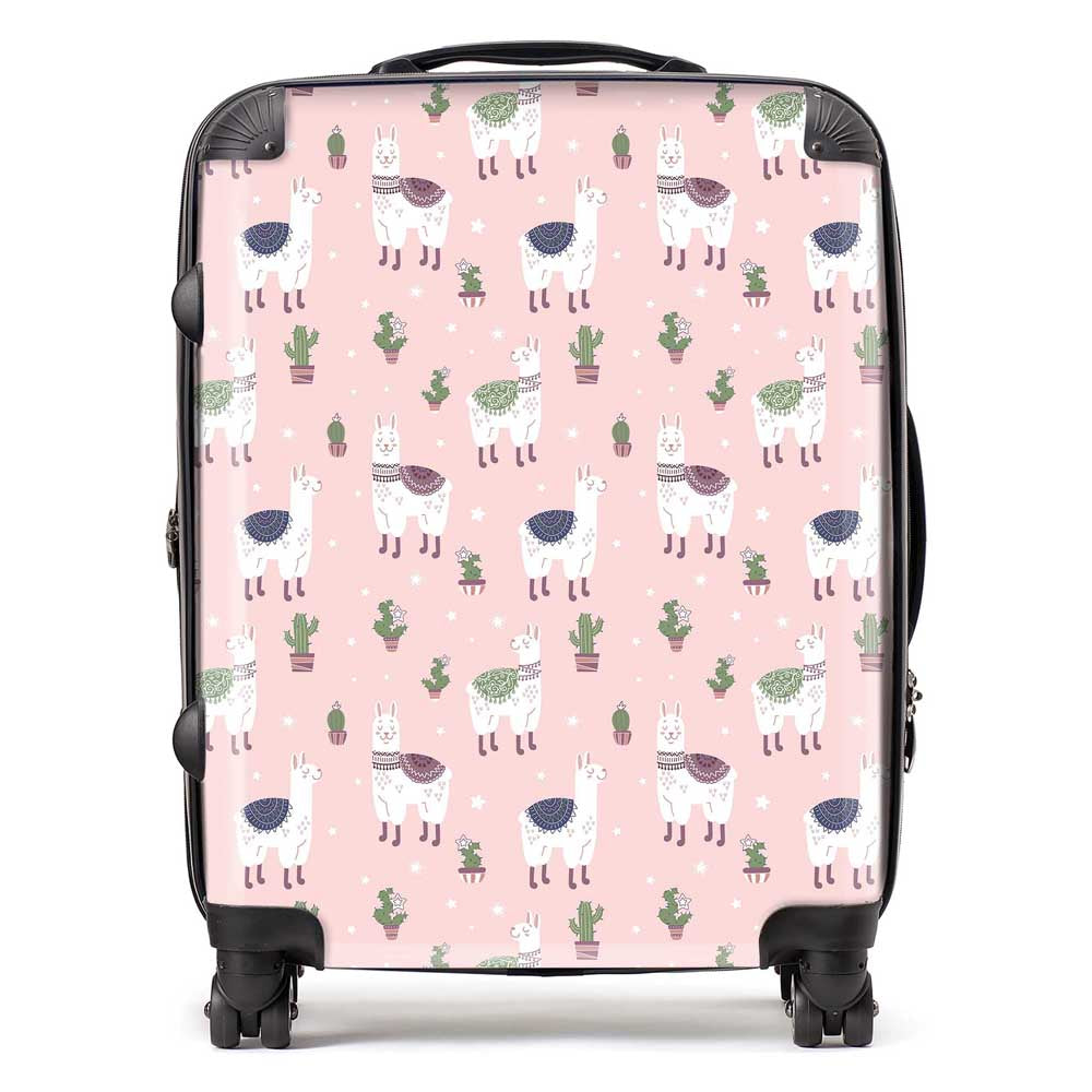 Happy Lama Suitcase