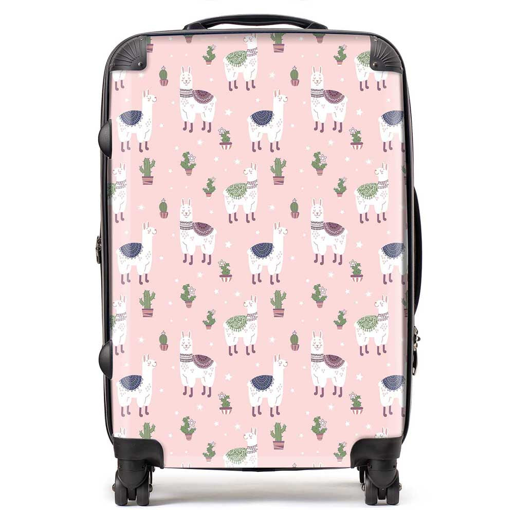 Happy Lama Suitcase