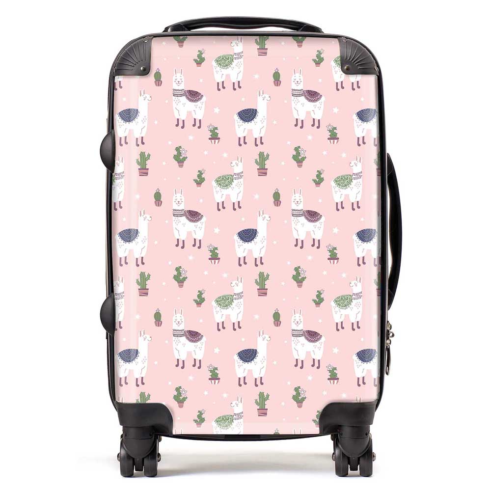 Happy Lama Suitcase