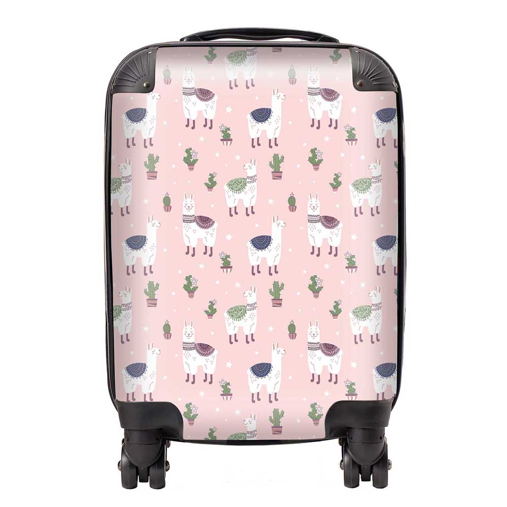 Happy Lama Suitcase