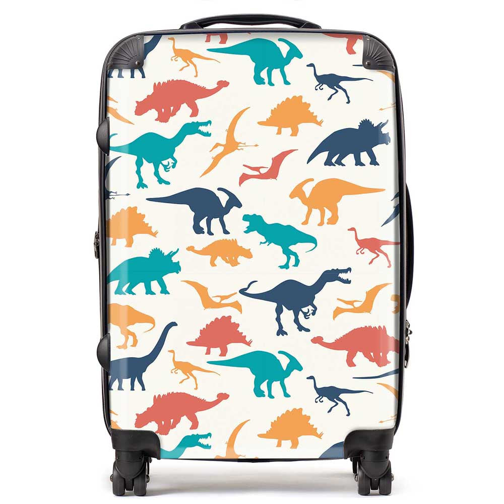 Multicoloured Dinosaurs Suitcase
