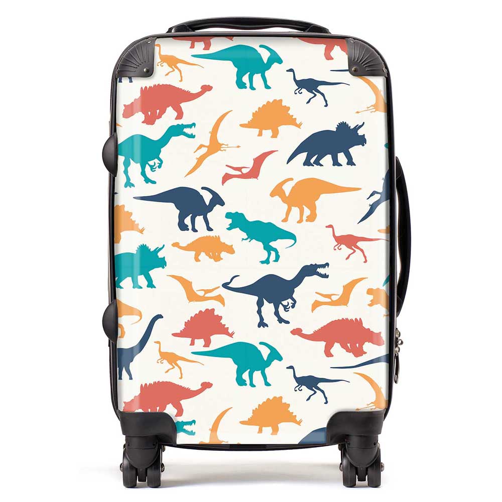 Multicoloured Dinosaurs Suitcase