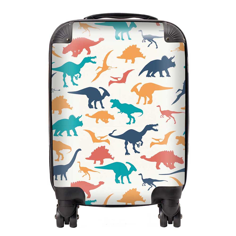 Multicoloured Dinosaurs Suitcase