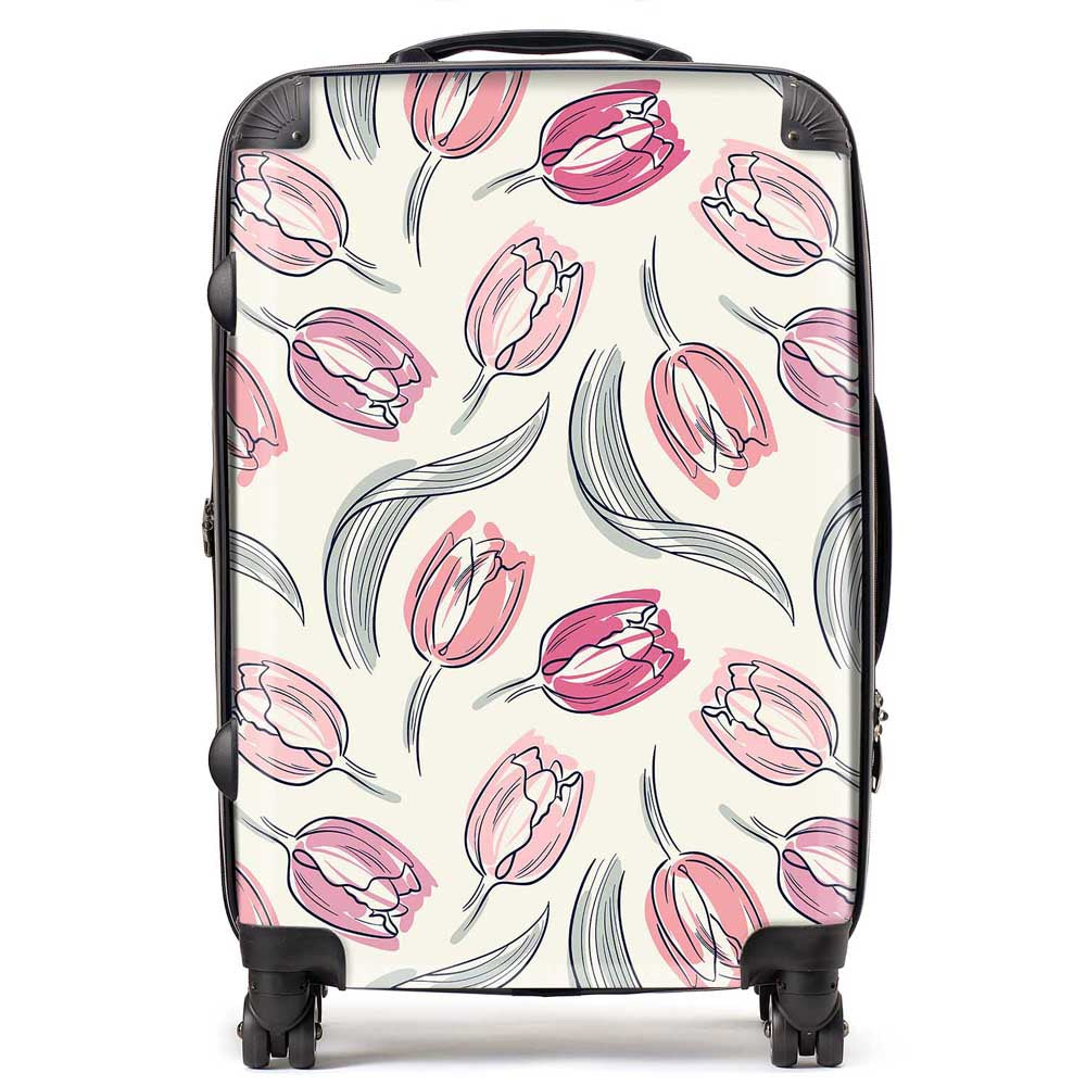 Tulips Suitcase