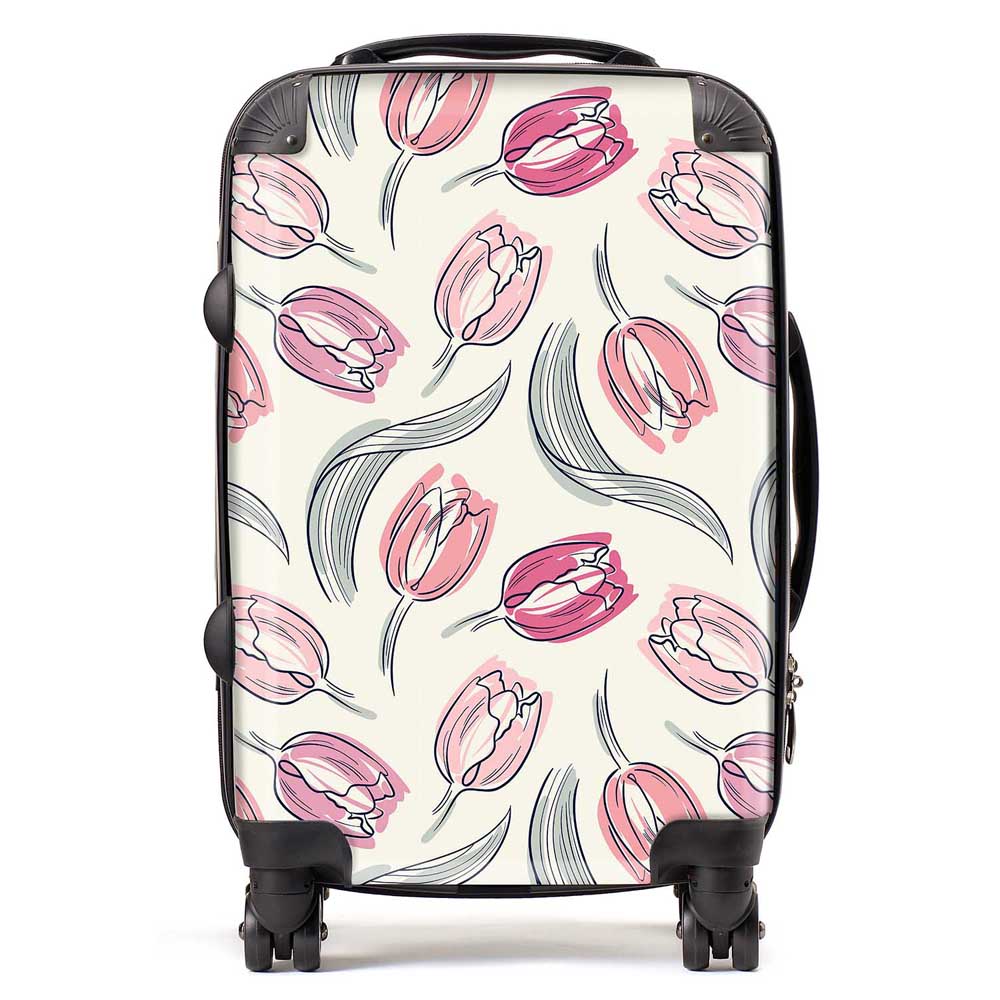 Tulips Suitcase