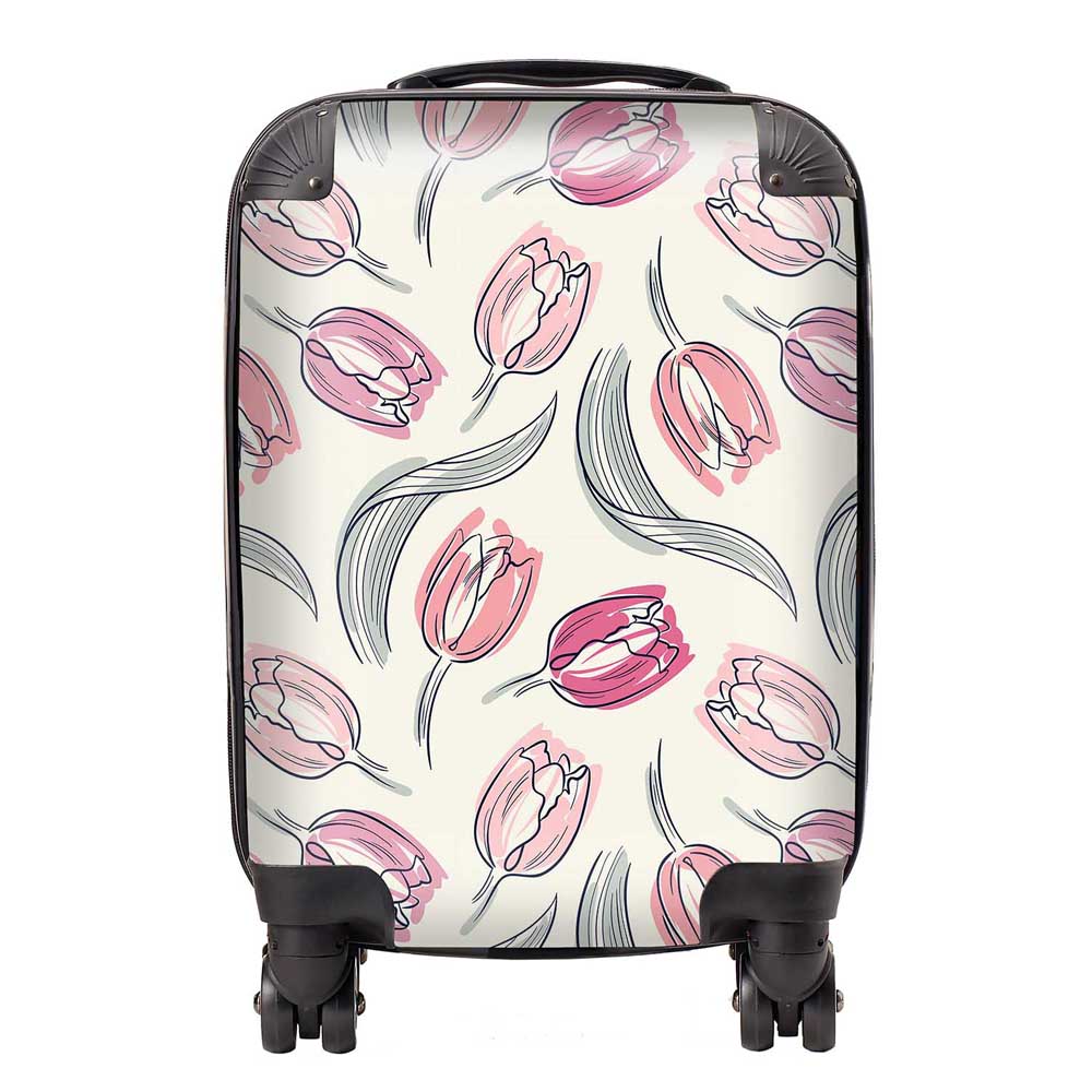Tulips Suitcase