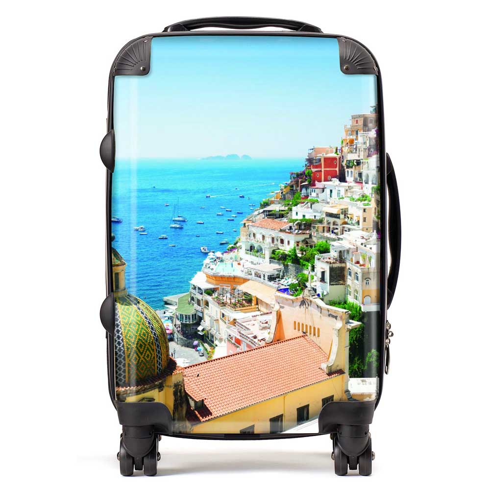 Positano With Flowers, Italy Suitcase