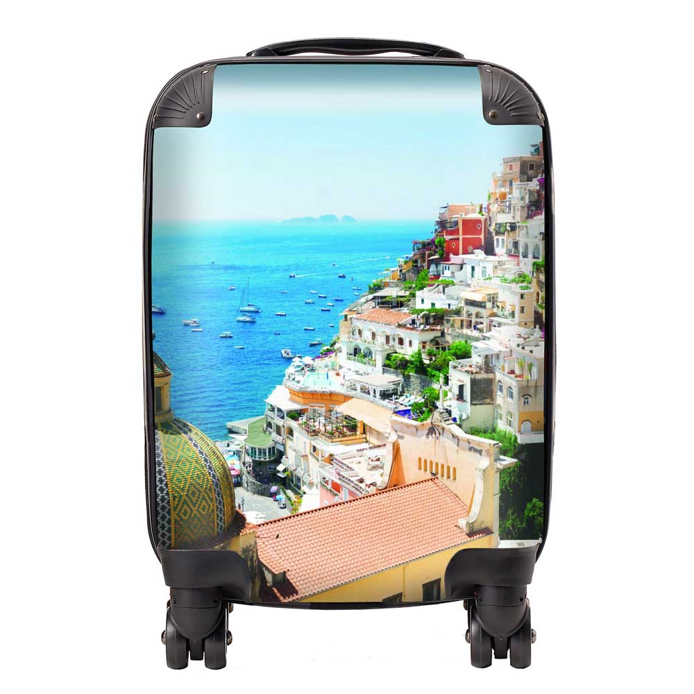 Positano With Flowers, Italy Suitcase