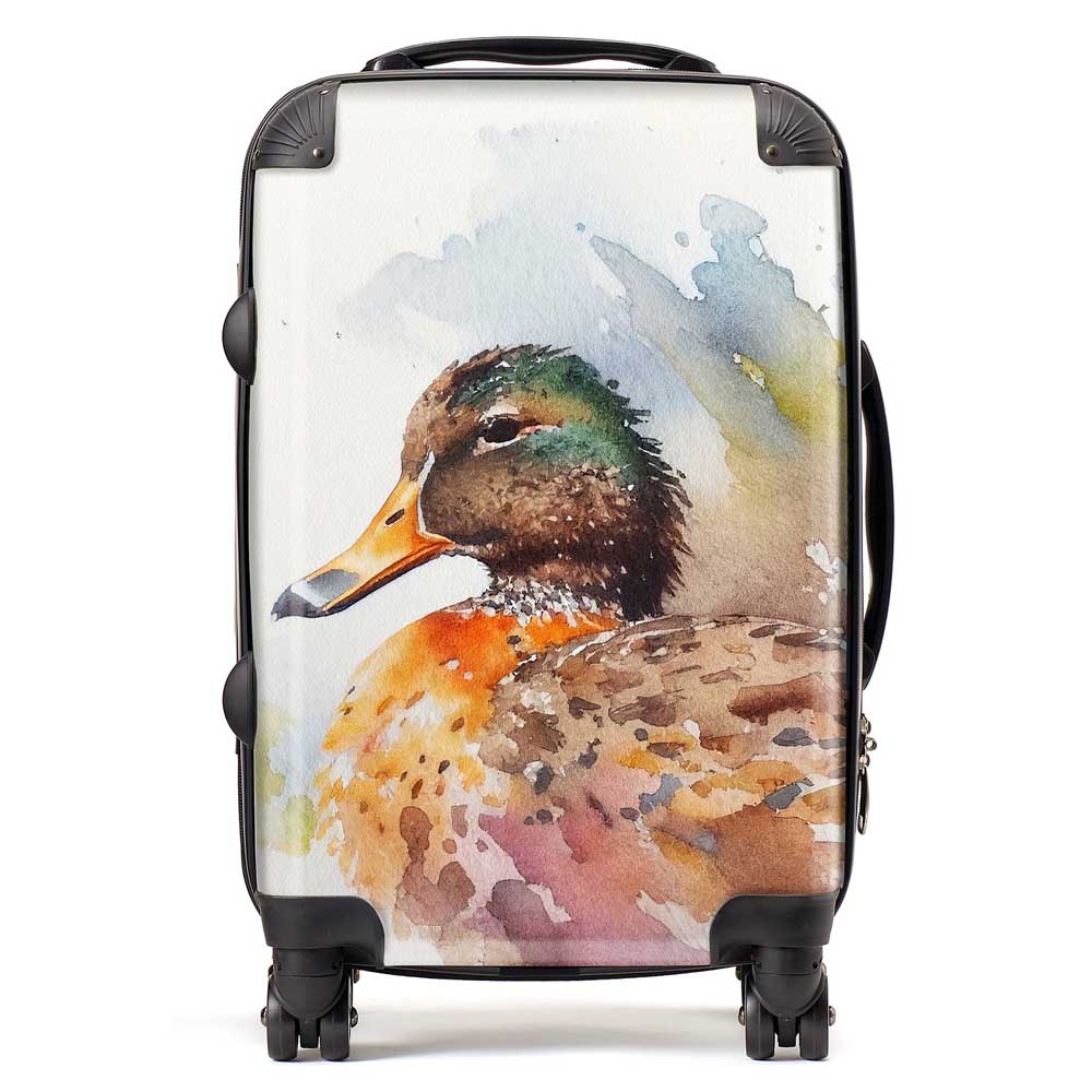 Mallard Watercolour Suitcase