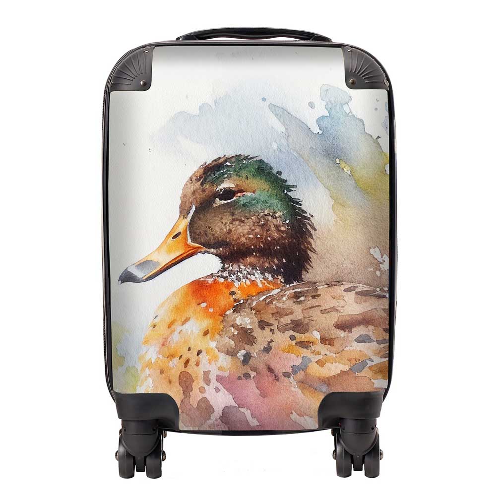 Mallard Watercolour Suitcase