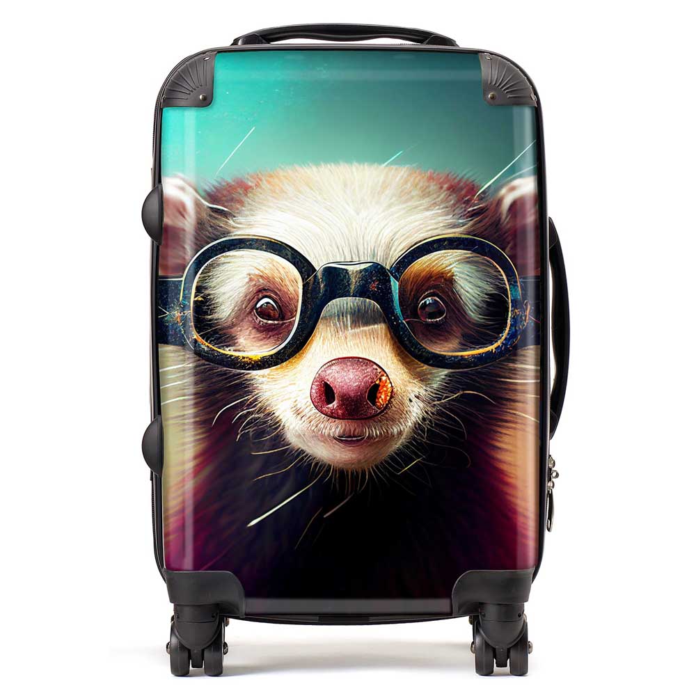 Ferret Splashart Suitcase