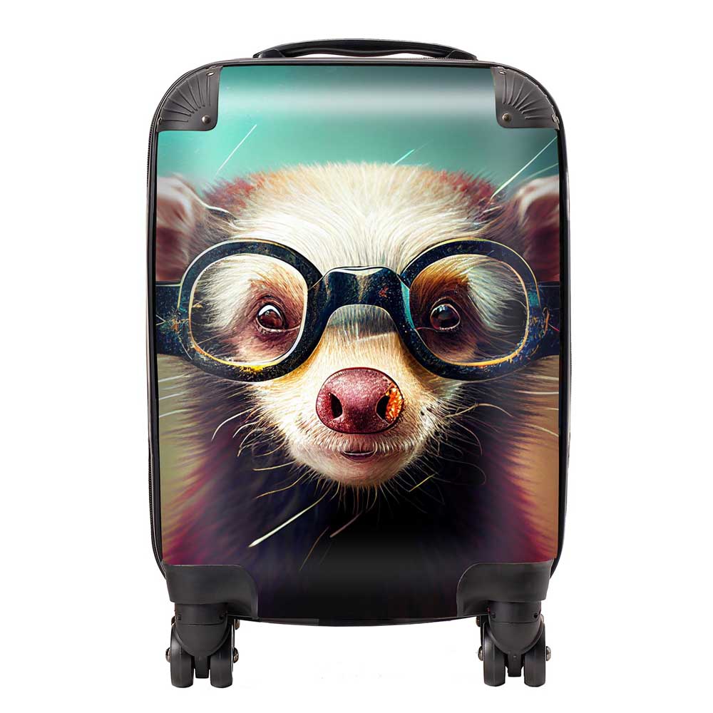 Ferret Splashart Suitcase