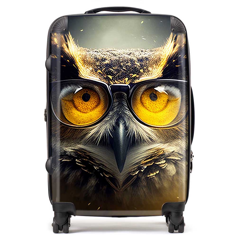 Owl Splashart Suitcase