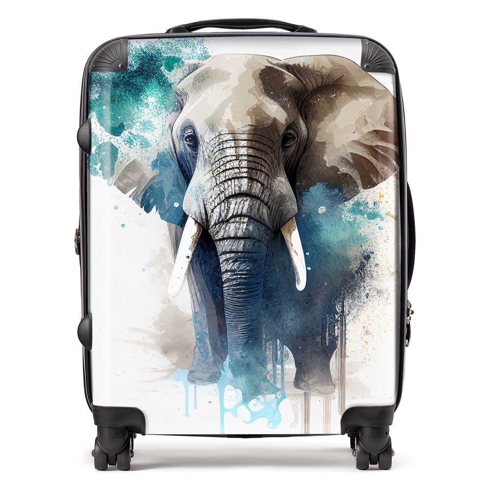 Majestic Elephant Splashart Suitcase