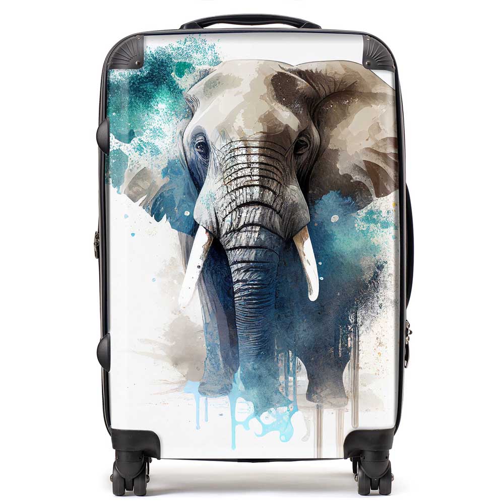 Majestic Elephant Splashart Suitcase