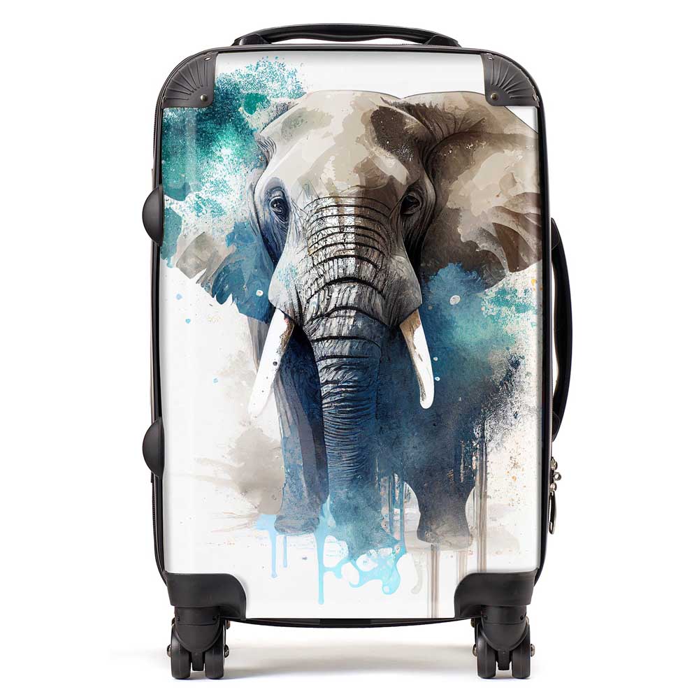 Majestic Elephant Splashart Suitcase