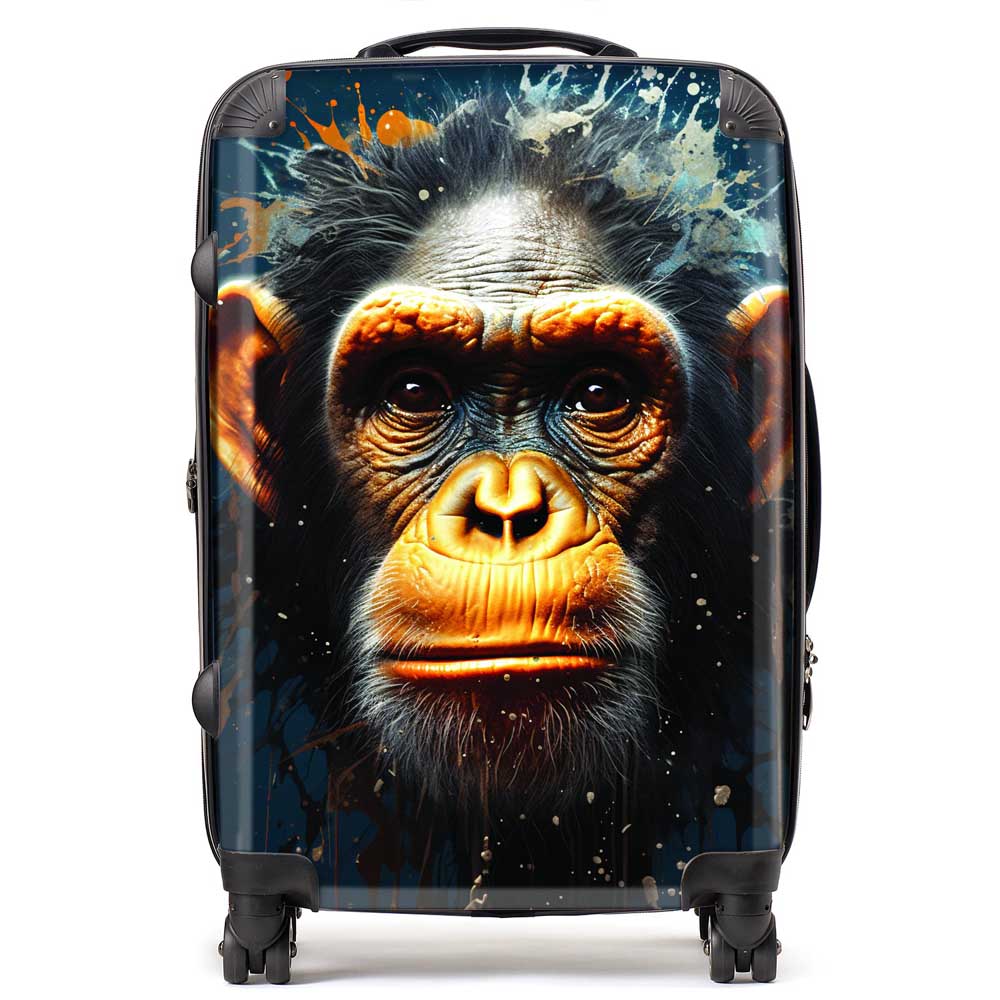 Splashart Realistic Monkey Face Suitcase
