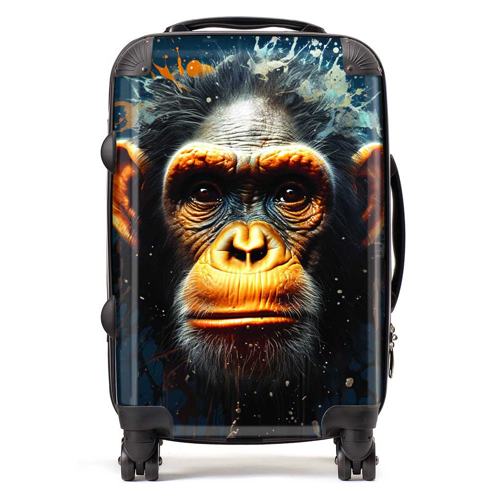 Splashart Realistic Monkey Face Suitcase