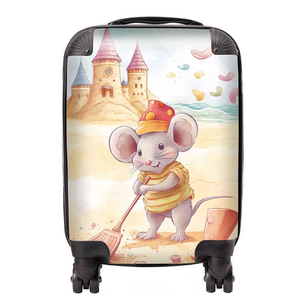 Mouse On A Beach Holiday Suitcase