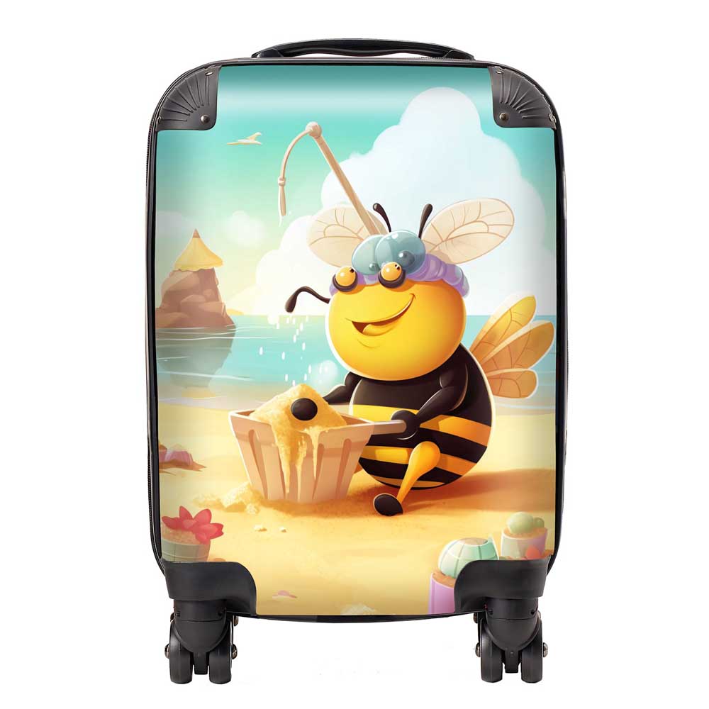 Bumblebee On A Beach Holiday Suitcase