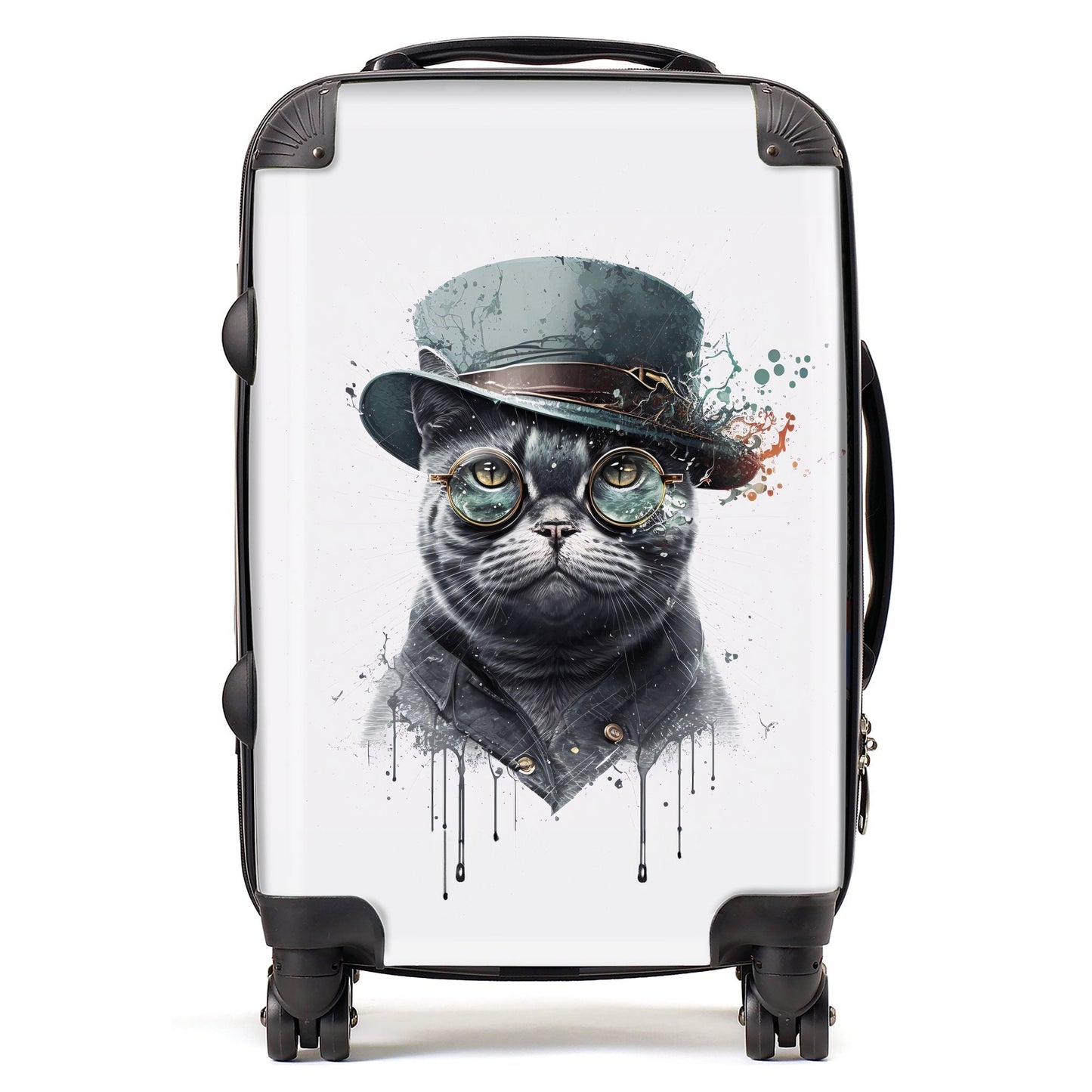 British Shorthair Cat Splashart Suitcase