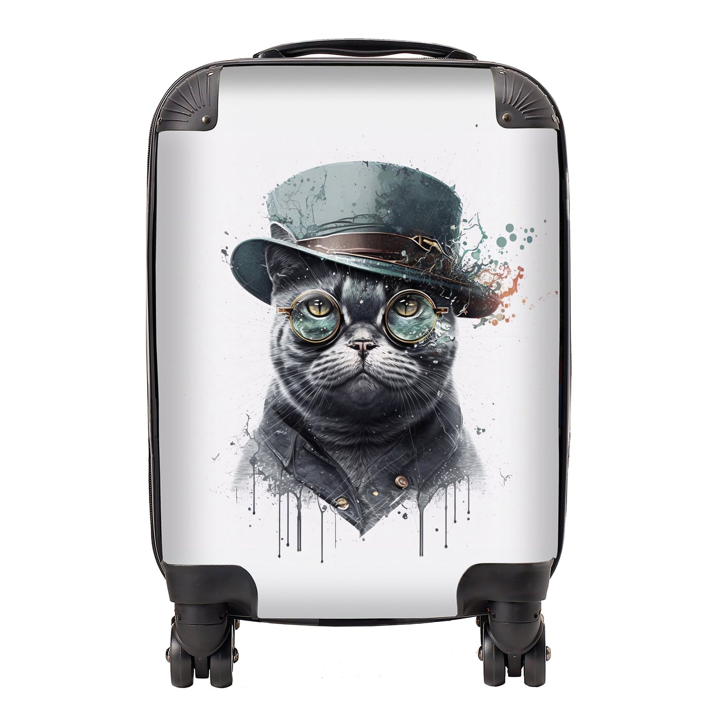 British Shorthair Cat Splashart Suitcase