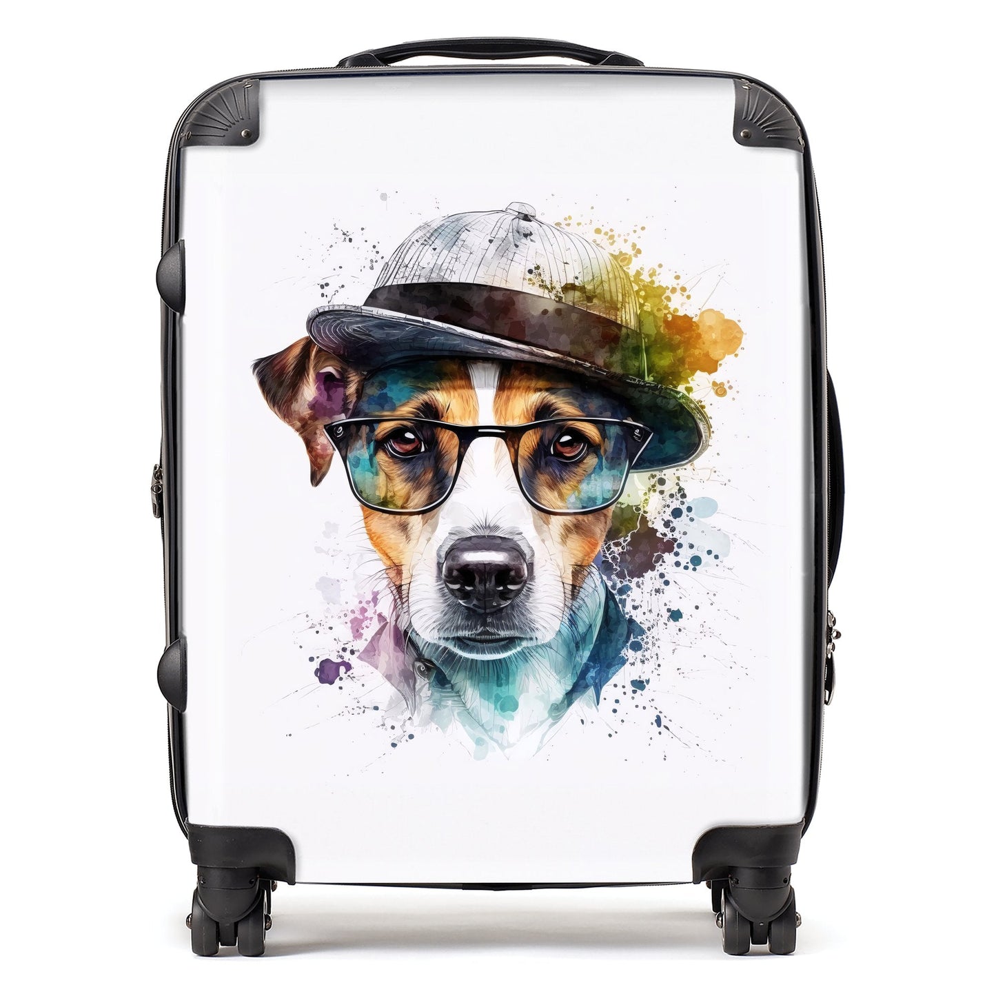 Jack Russell Dog Splashart Suitcase