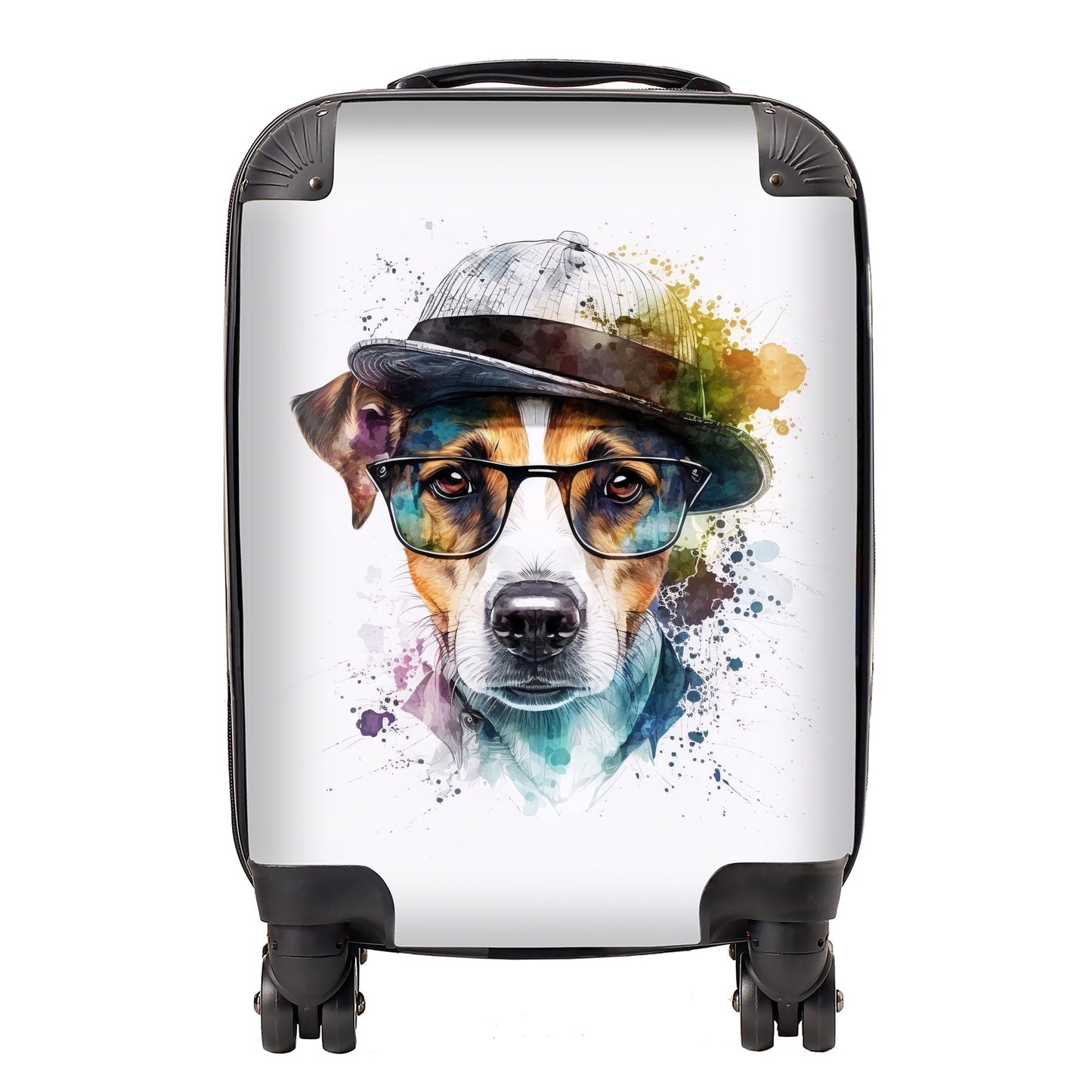 Jack Russell Dog Splashart Suitcase