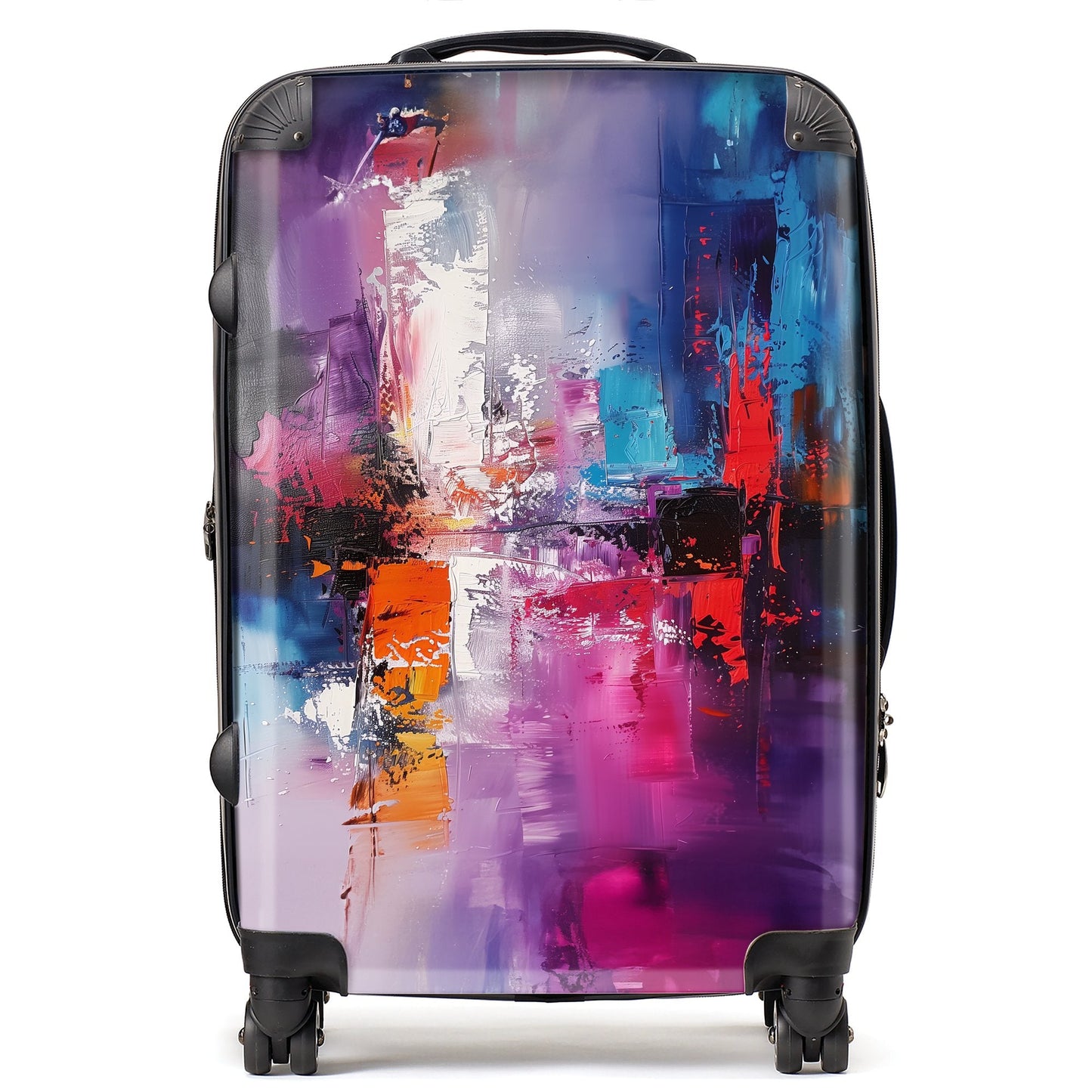 Vibrant Metropolis: A Palette Of Emotions Suitcase