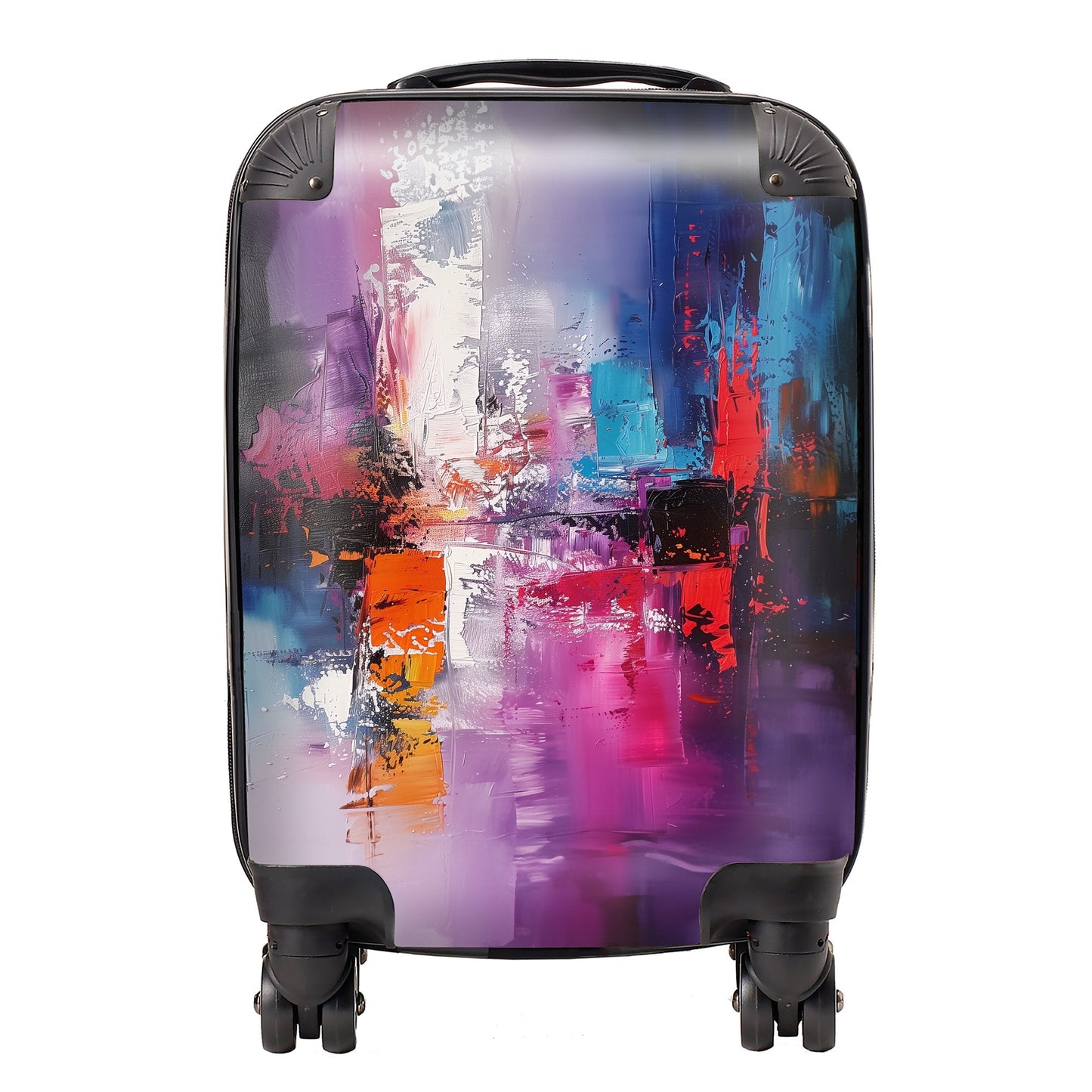 Vibrant Metropolis: A Palette Of Emotions Suitcase