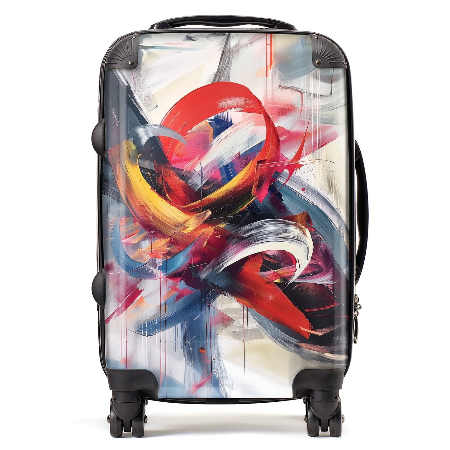 Swirling Symphony Of Colours Suitcase