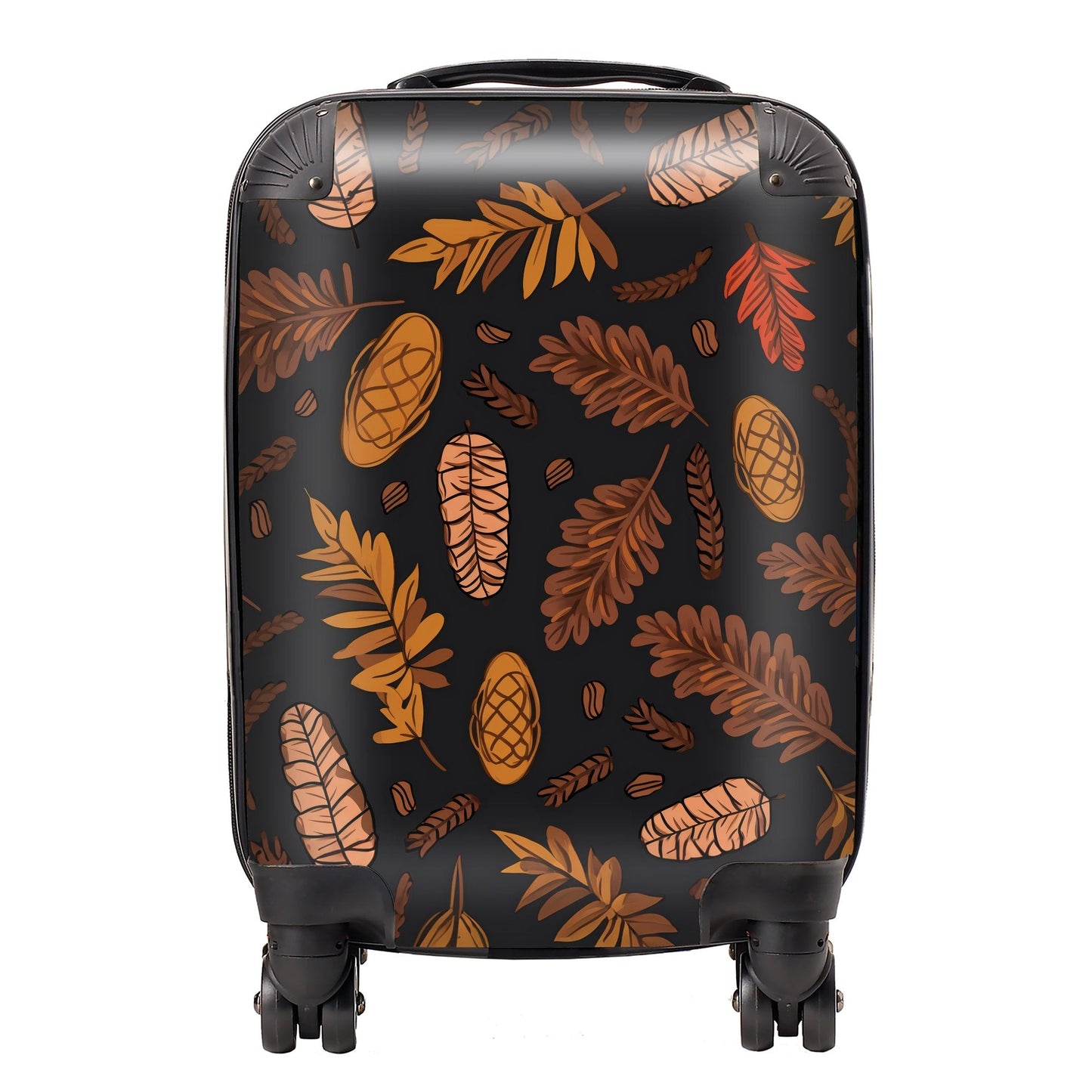 Autumn Leaves And Pinecones Suitcase