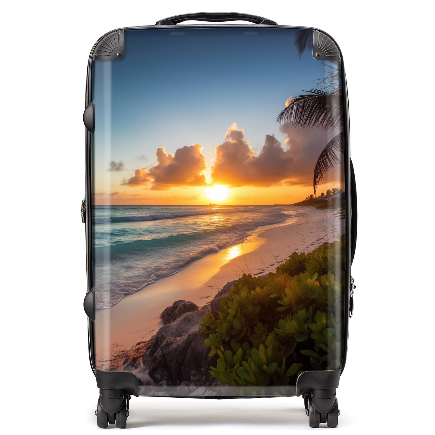 Sunrise On The Beach Suitcase