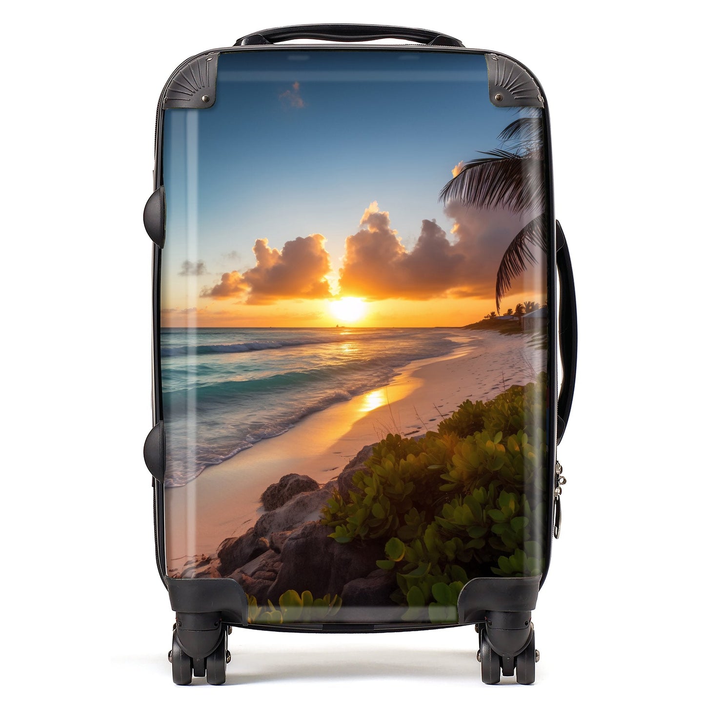 Sunrise On The Beach Suitcase