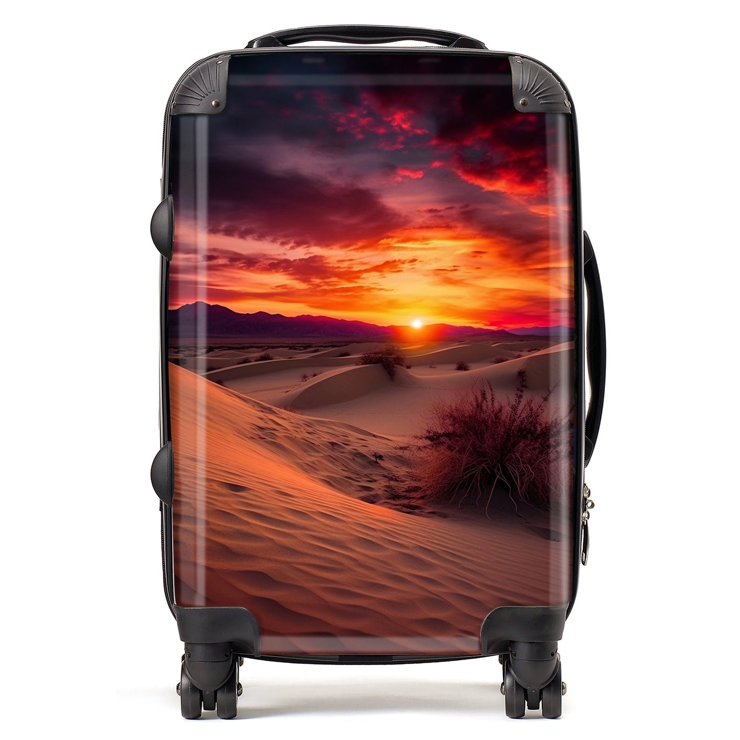 Sunset In The Desert Suitcase