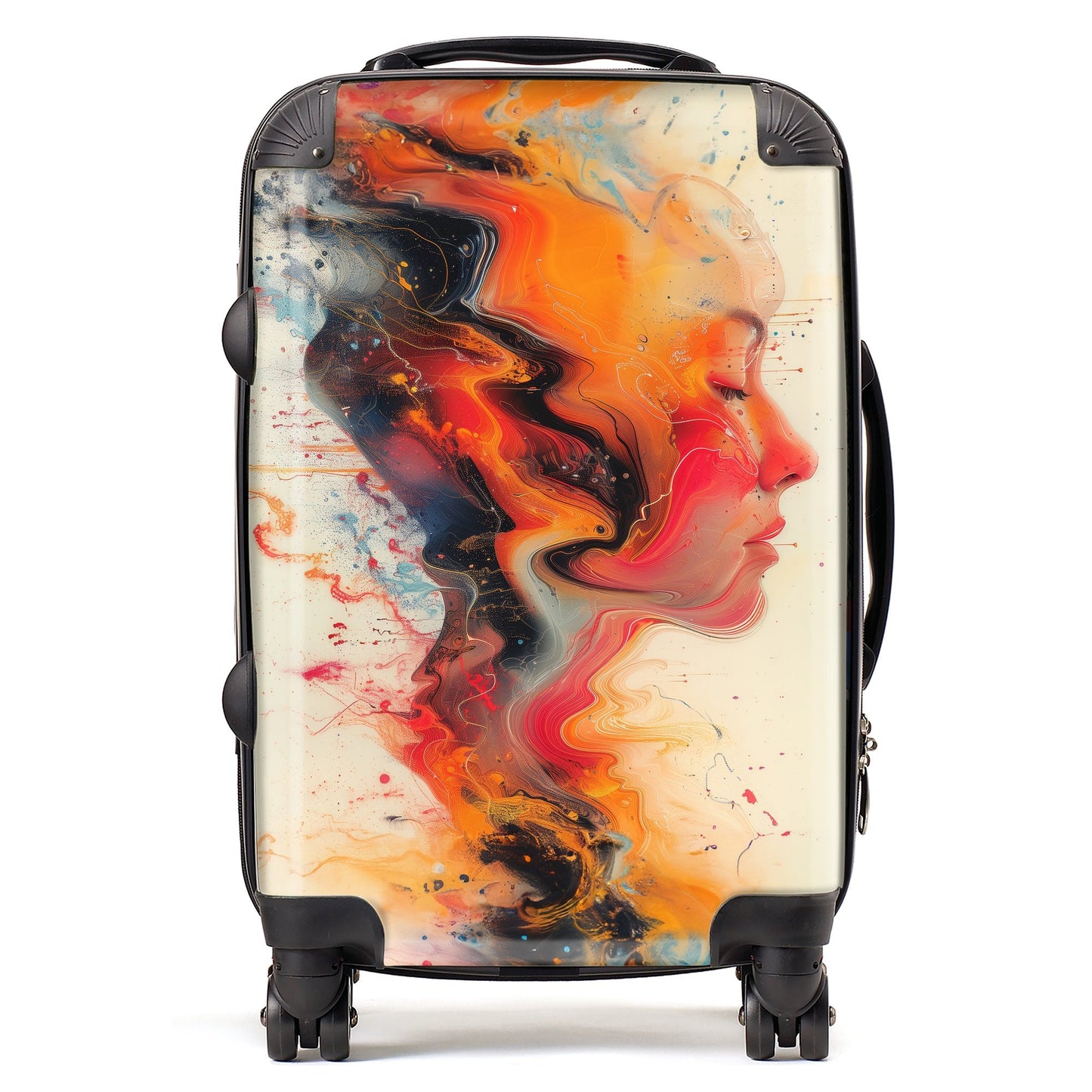 Geometric Vibrance Suitcase