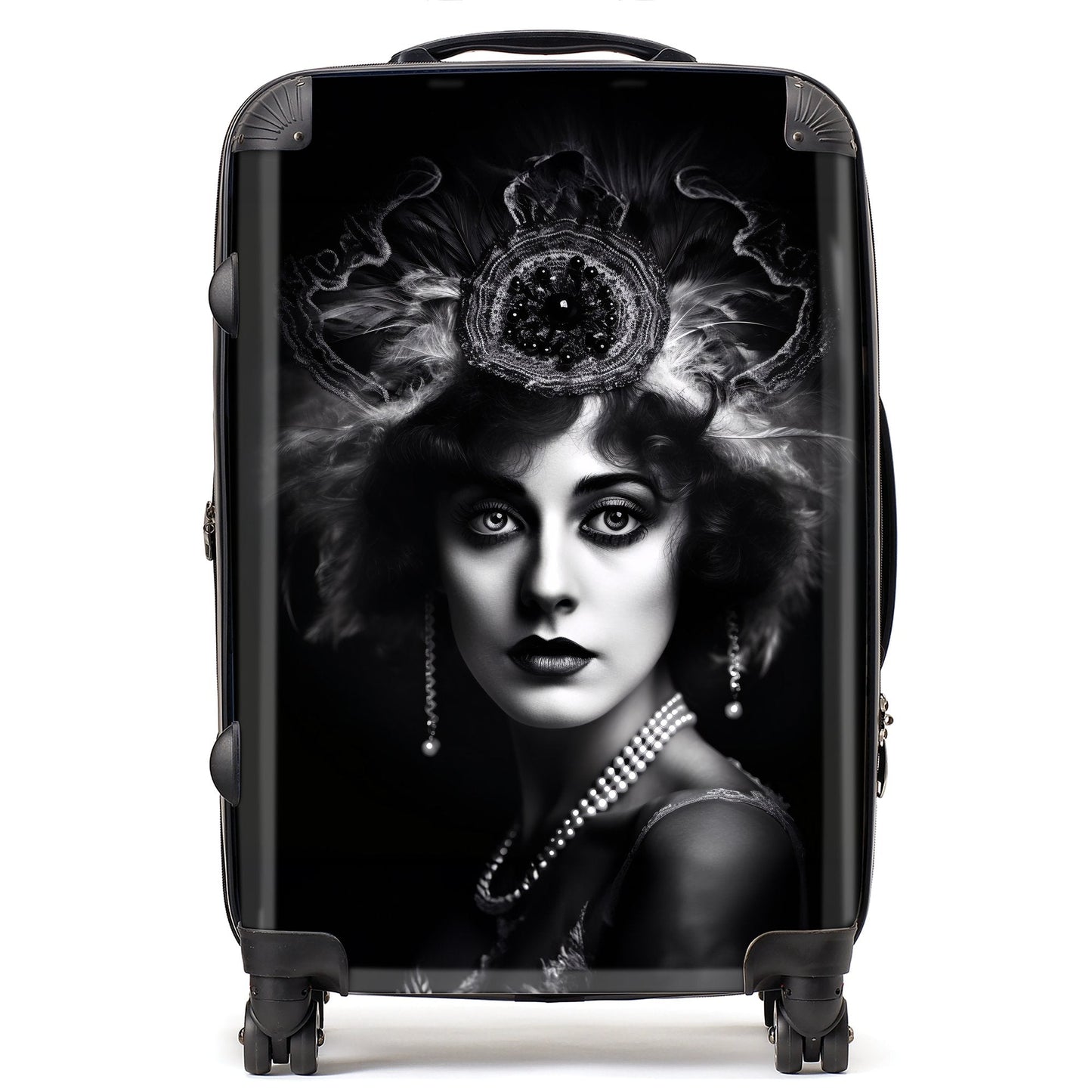 Edwardian Showgirl Splashart Suitcase
