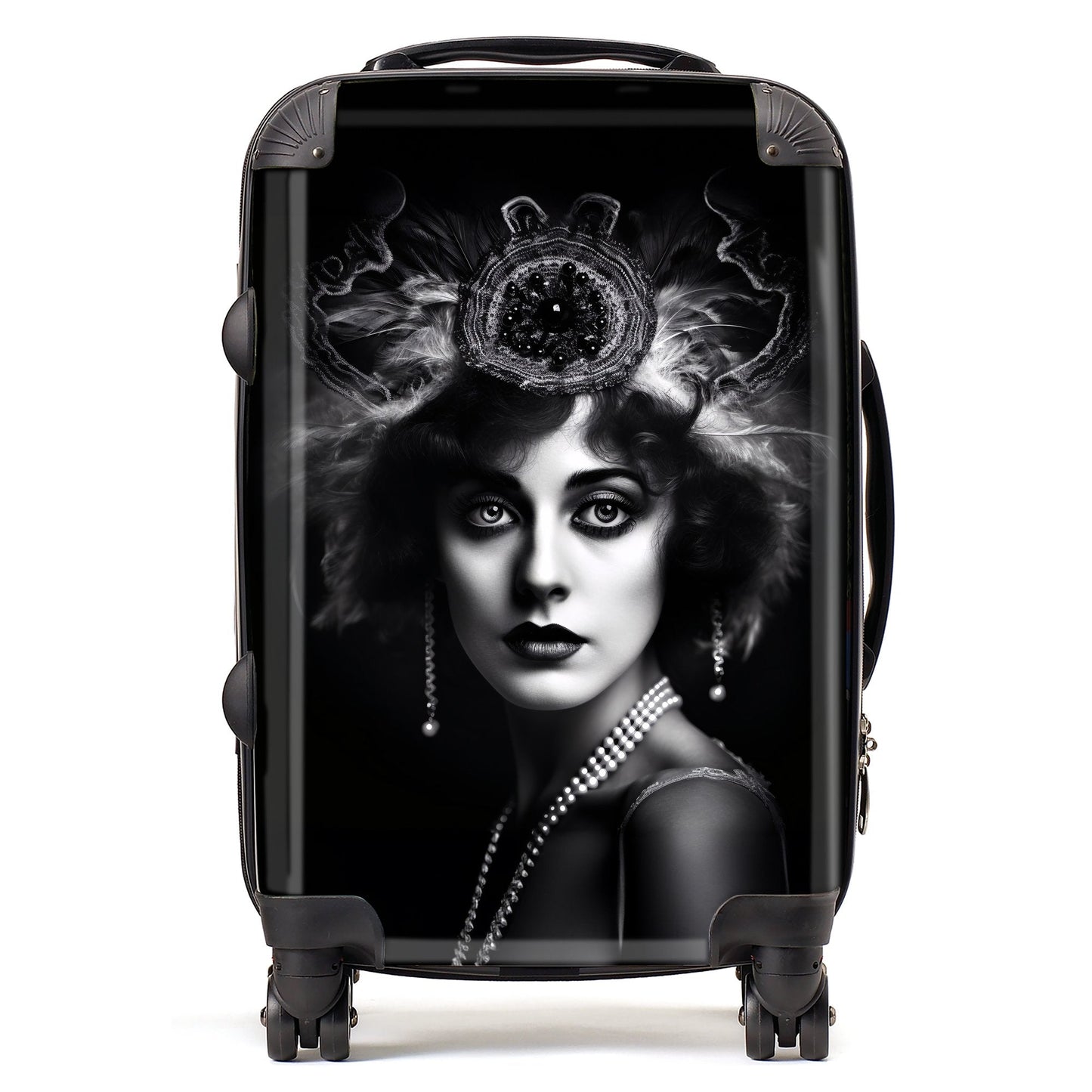 Edwardian Showgirl Splashart Suitcase