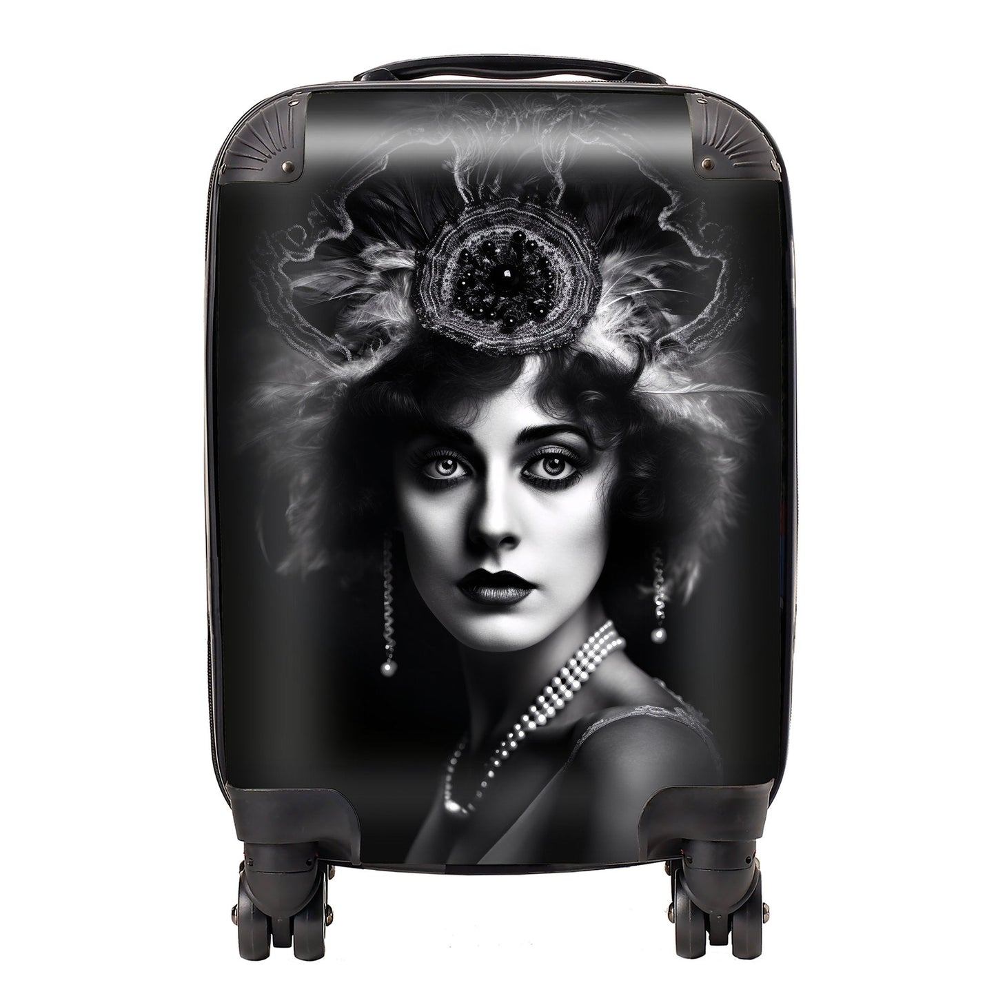 Edwardian Showgirl Splashart Suitcase