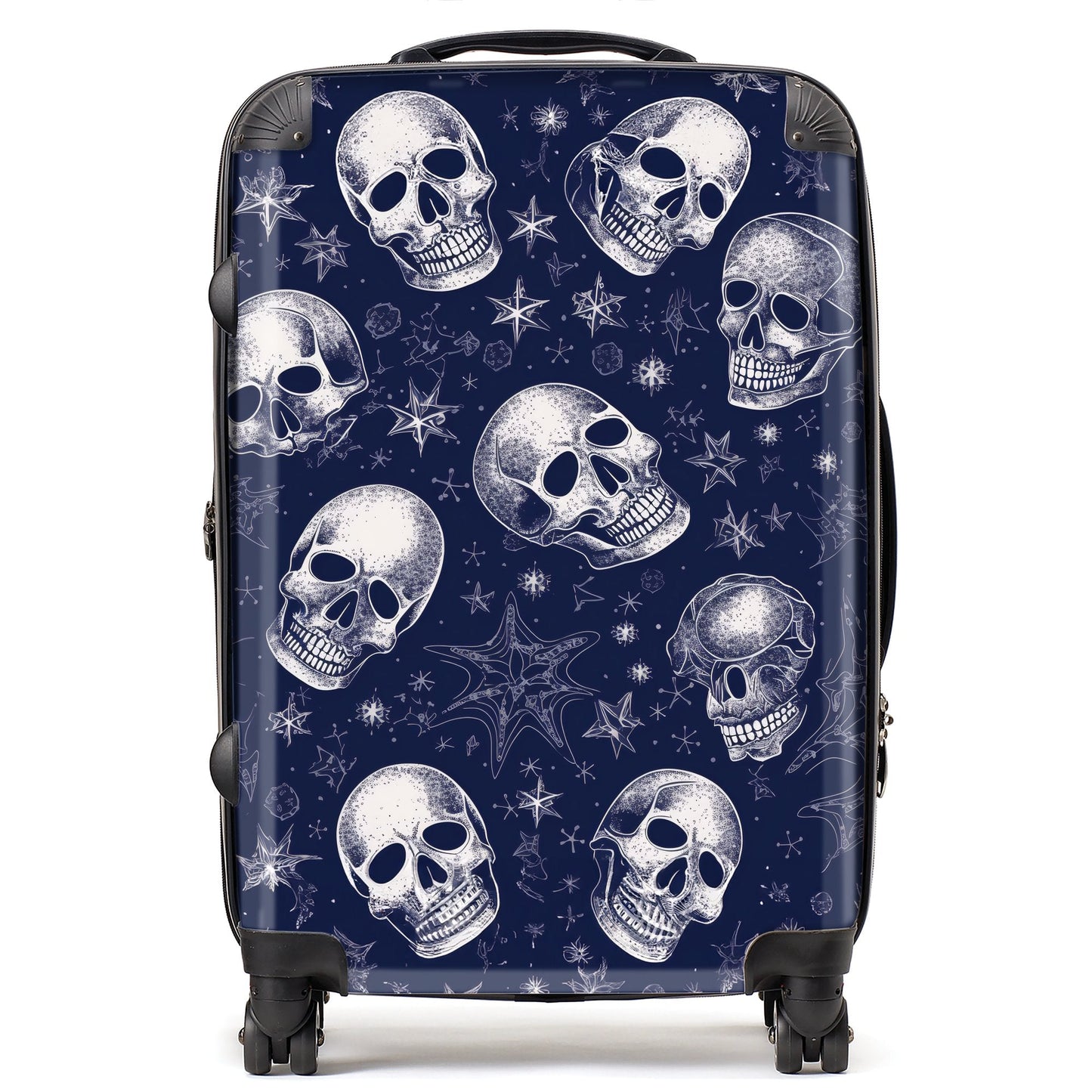 Evening Skulls And Stars Suitcase