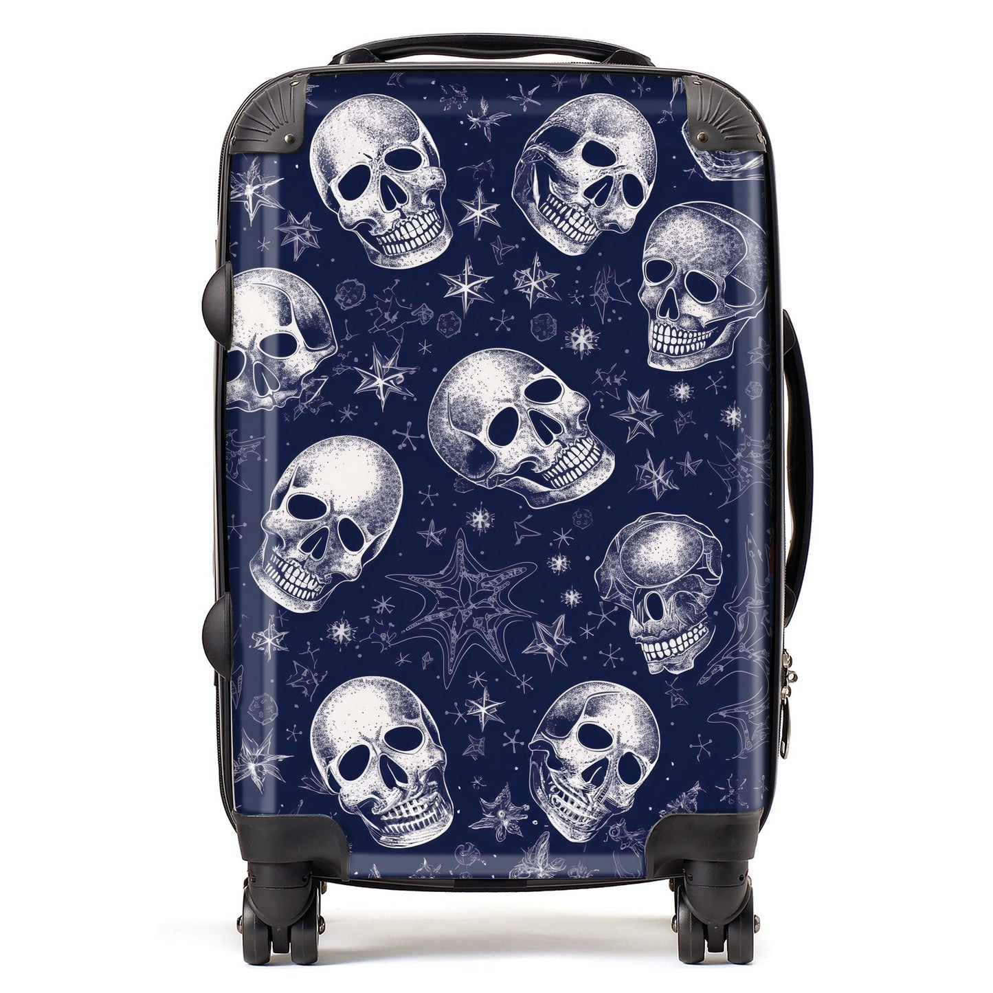 Evening Skulls And Stars Suitcase