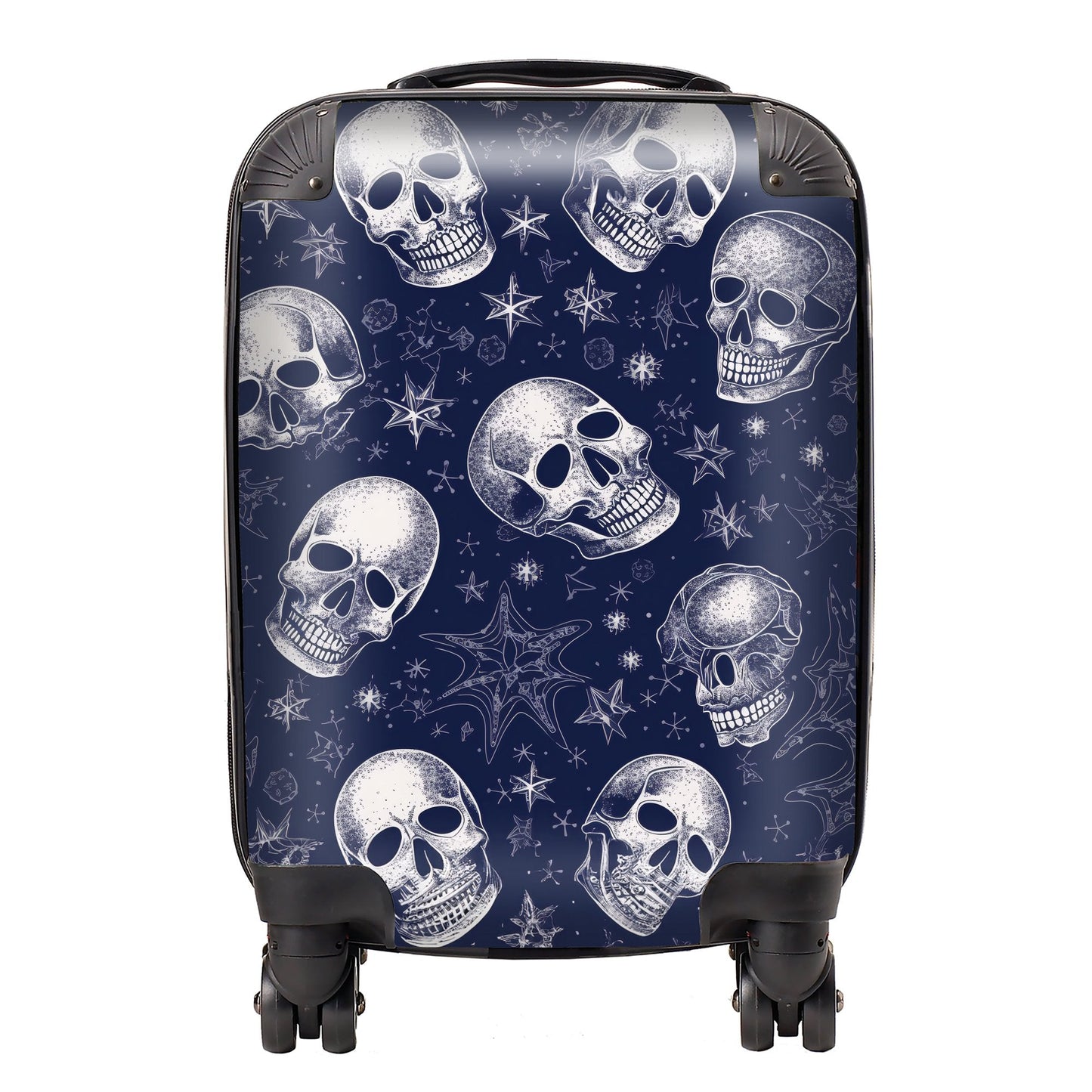 Evening Skulls And Stars Suitcase