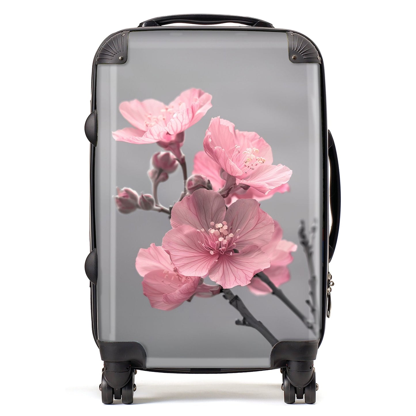 Delicate Pink Flowers Suitcase