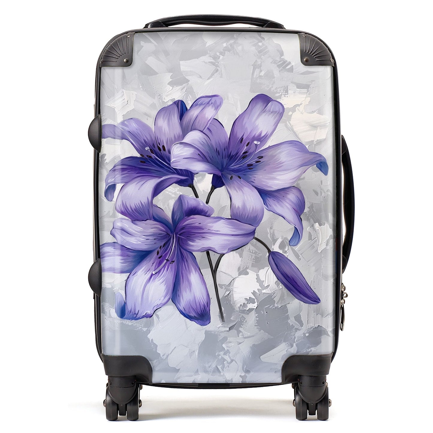 Purple Lilies Suitcase