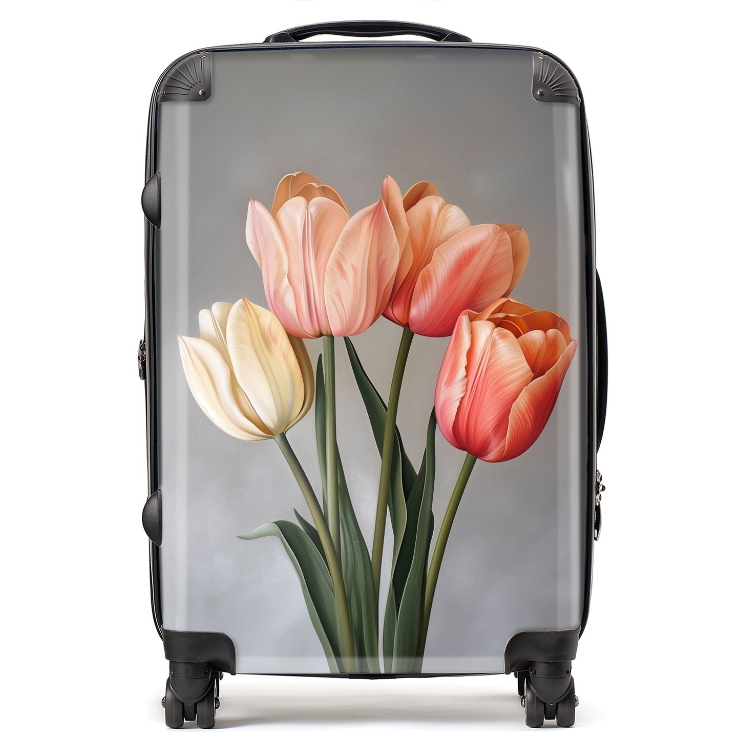Spring Tulips Suitcase
