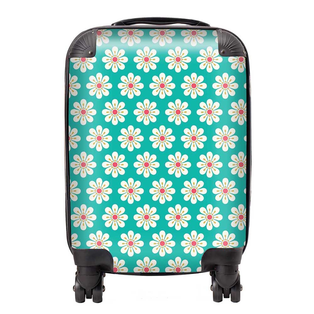 Daisy Pattern Suitcase